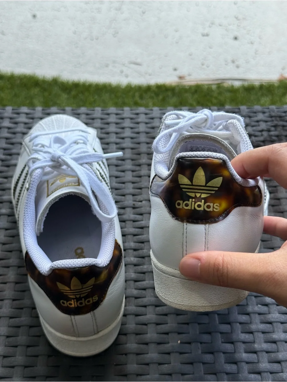 Adidas Superstar ‘Tortoiseshell’ | Women’s Size 8 | tortoiseshell & gold accents